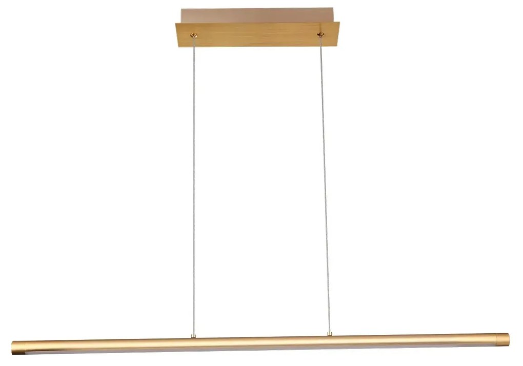 LED luster na lanku Alamo 120 stmievateľný zlatá