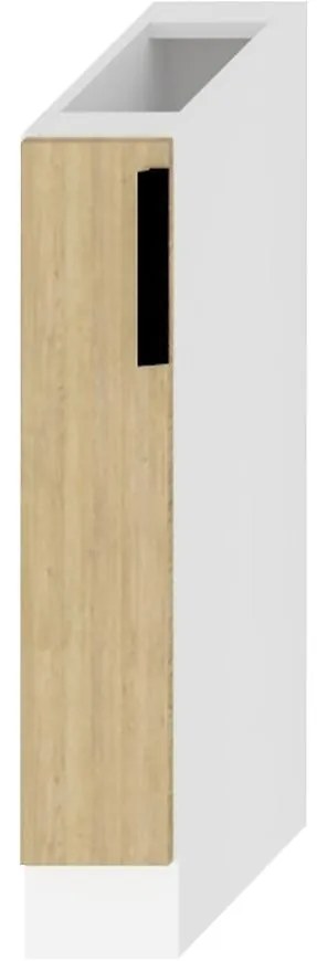 Kuchynská skrinka Denis d15 cargo + kôš dub london/biela