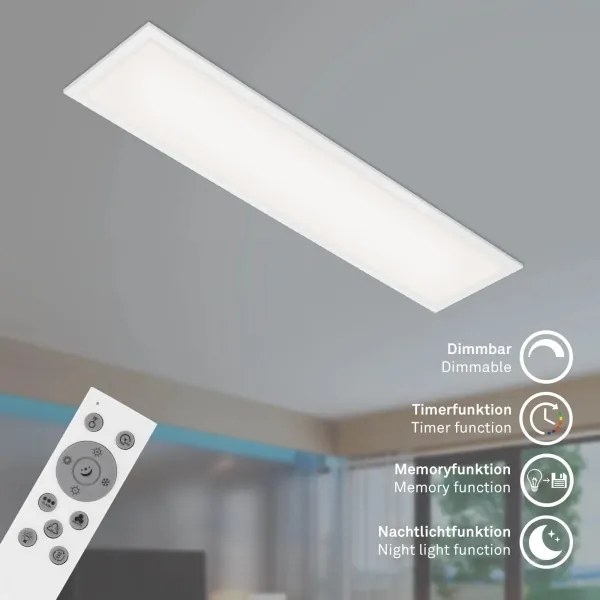 Brilo - LED RGBW Stmievateľné stropné svietidlo SLIM LED/24W/230V 100x25 cm + DO