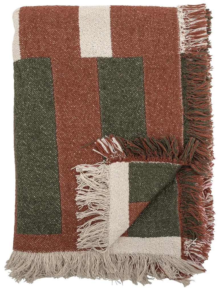 Bloomingville Prehoz z recyklovanej bavlny York Brown 130 x 160 cm