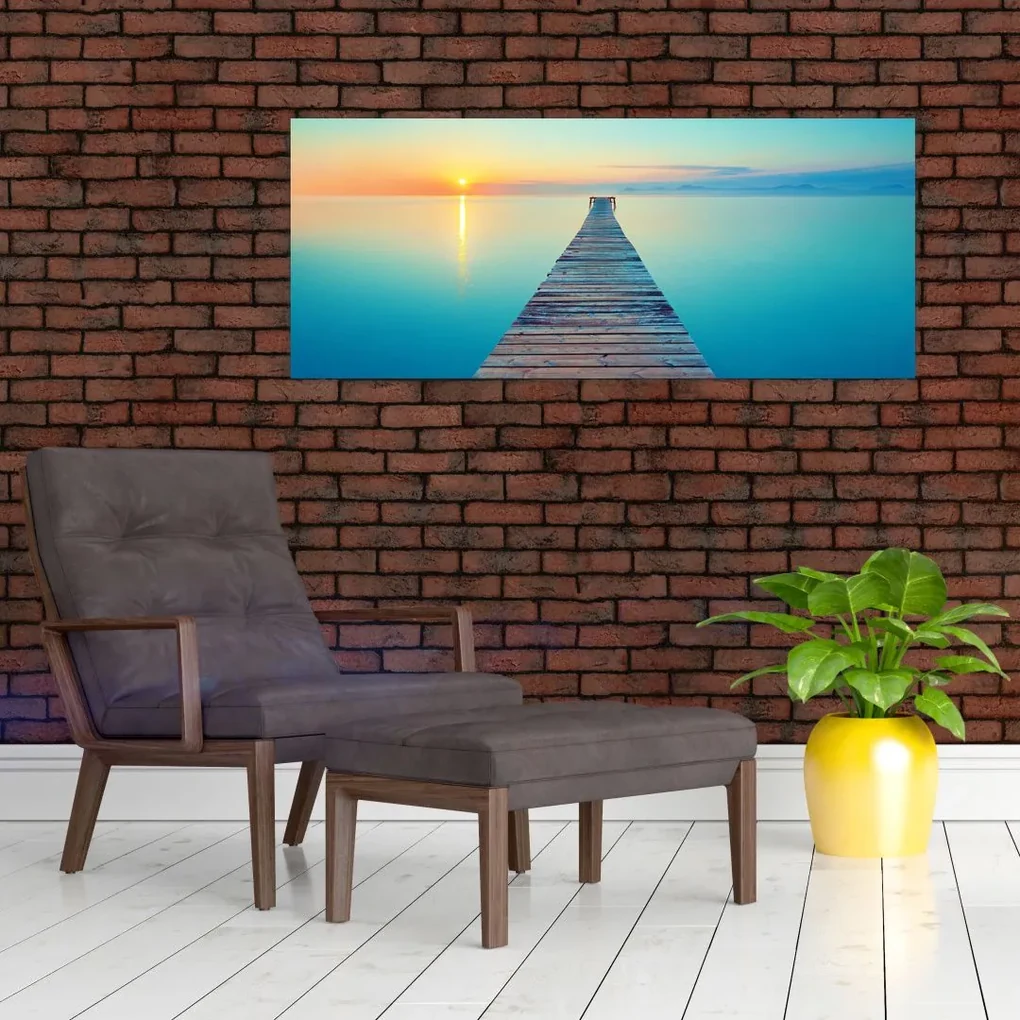 Obraz - Mólo do nekonečna (120x50 cm)