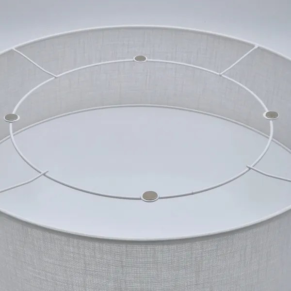 Stropné svietidlo SIRJA 2xE27/60W/230V pr. 45 cm biela