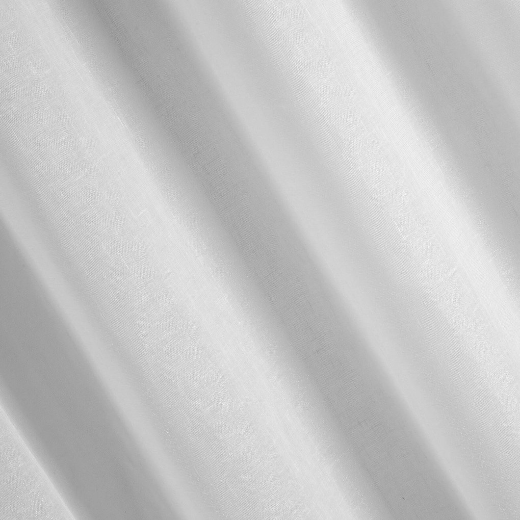 ZÁCLONA NA KRÚŽKOCH VIOLA 300X145 CM BIELA