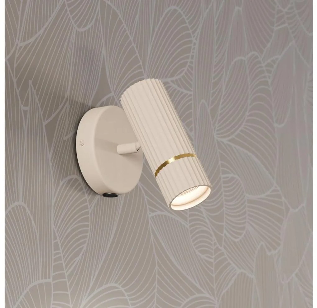 Eglo 901153 - LED Nástenné svietidlo CAMINIA 1xGU10/5W/230V 3000K béžová EG901153