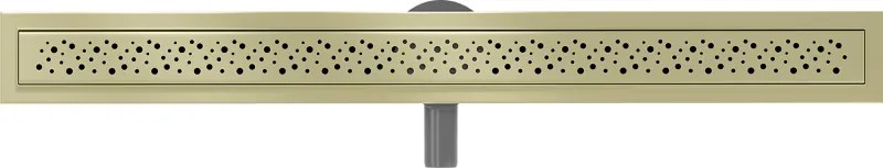 Mexen Flat 360° M12 sprchový žľab 100 cm, zlatá matná, 1A21100-40