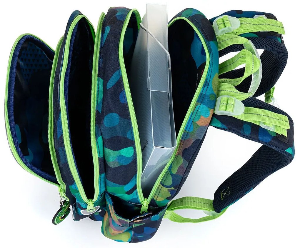 Veľká školská súprava Topgal ENDY 22055 B - batoh + peračník + vrecko na prezuvky + pláštenka na batoh