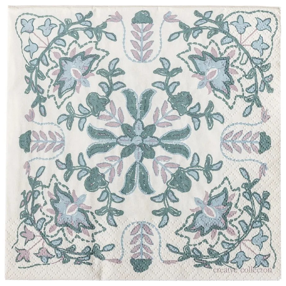 Papierové obrúsky v súprave 20 ks 33x33 cm Alvira – Bloomingville