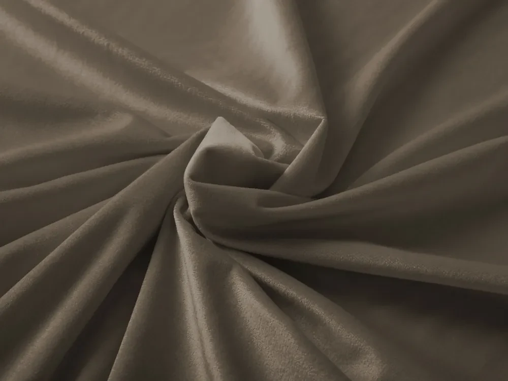 Biante Zamatový štvorcový obrus SV-031 Hnedá khaki 130x130 cm