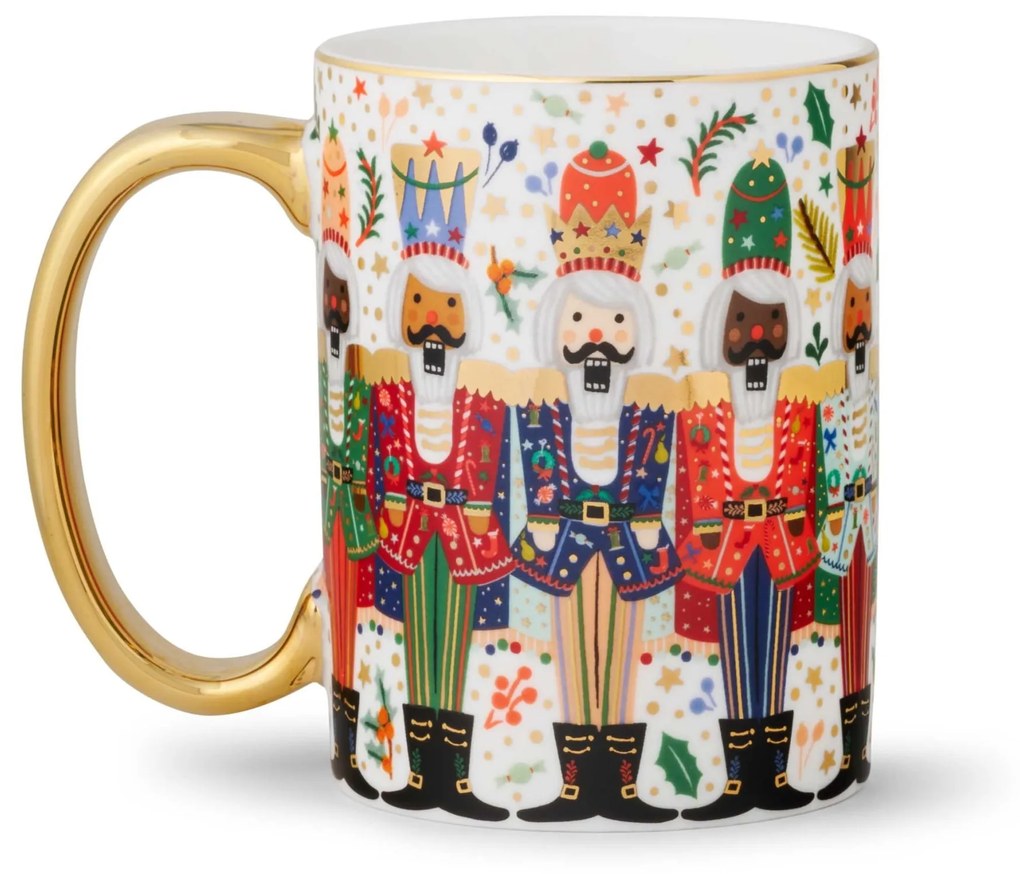 Rifle Paper Co. Porcelánový hrnček Nutcracker Brigade 470 ml