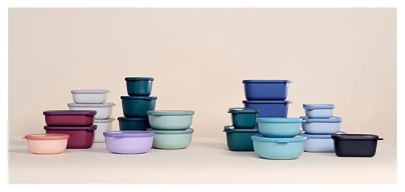 Potravinové škatuľky v súprave 3 ks Nordic sage – Mepal