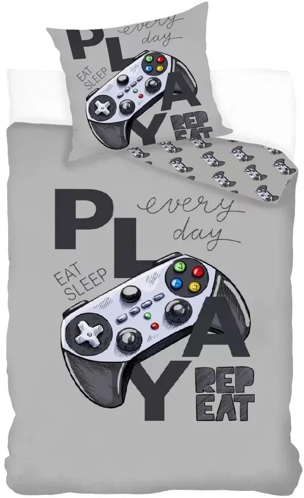 Bavlnené posteľné obliečky Every day Play - 100% bavlna - 70 x 90 cm + 140 x 200 cm