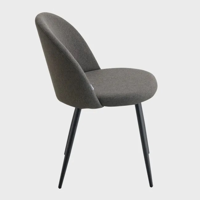 Jedálenská stolička AMPLA tmavosivá 741944