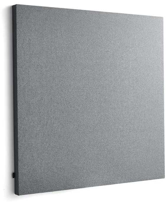Akustický panel POLY, štvorec, 1180x1180x56 mm, nástenný, svetlošedá