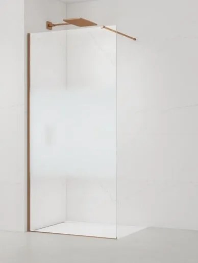 Sprchová zástena SAT Walk-in 110 cm brúsený rose gold SATBWI110MPPRRG