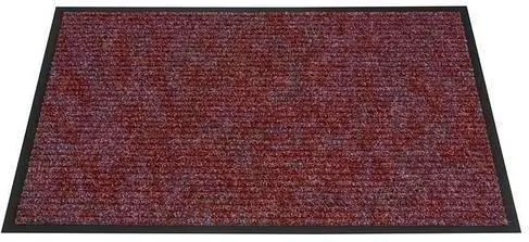 Vnútorná čistiaca rohož s nábehovou hranou, 90 x 60 cm, vínová