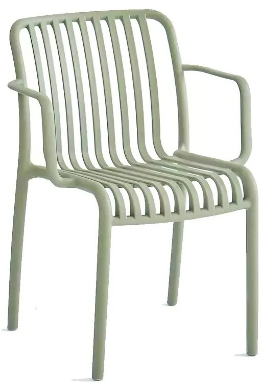Plastová stolička zelená