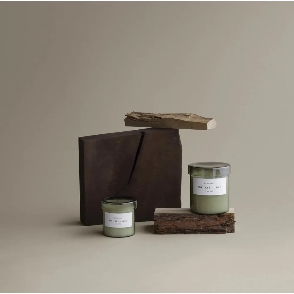 Vonná sójová sviečka doba horenia 45 h Valoa Fig Tree - Lime – Blomus