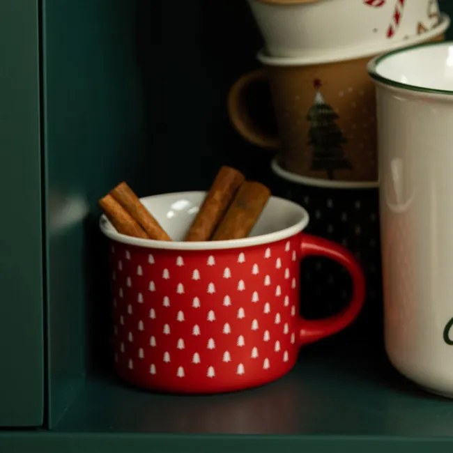 Hrnček FLOCON červený 945810 160 ml