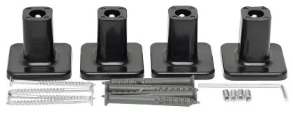 Elektrický sušiak na uteráky SILOUETTE 187W/230V 101,1 cm IP44 čierna pravá hran.