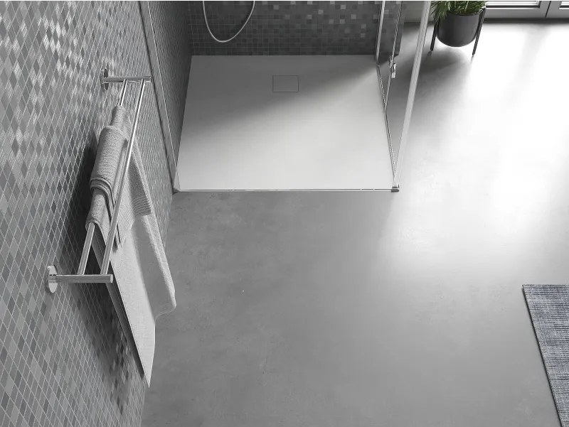 Mexen Bert, SMC štvorcová sprchová vanička 80 x 80 cm, biela, 4K108080