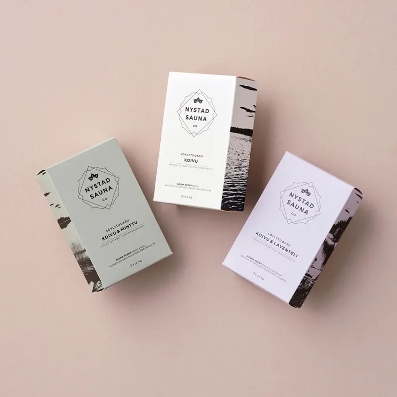 Prírodná vôňa do sauny breza-mäta 3ks