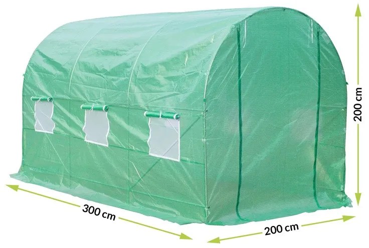 MALÝ ZÁHRADNÝ FÓLIOVNÍK 2x3x2 m