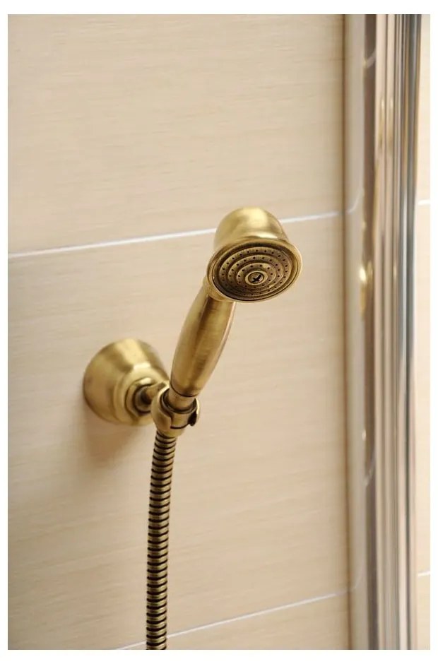 Mosadzná sprchová hlavica v bronzovej farbe ø 5 cm Antea – Sapho