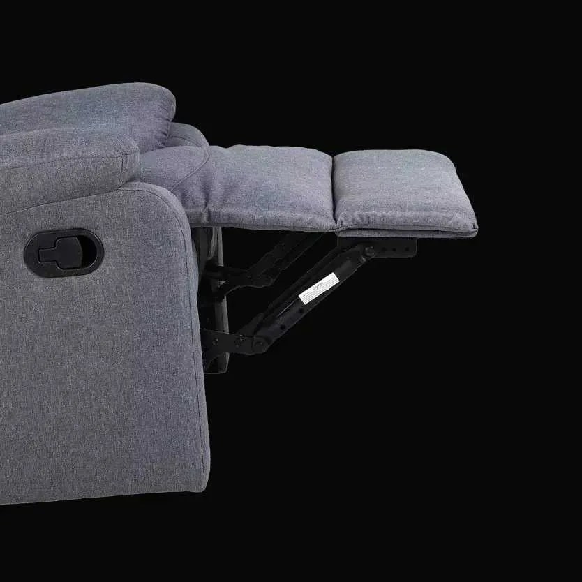 LuxuryForm DESIGN Televízne kreslo CARLOS s polohovaním - šedé