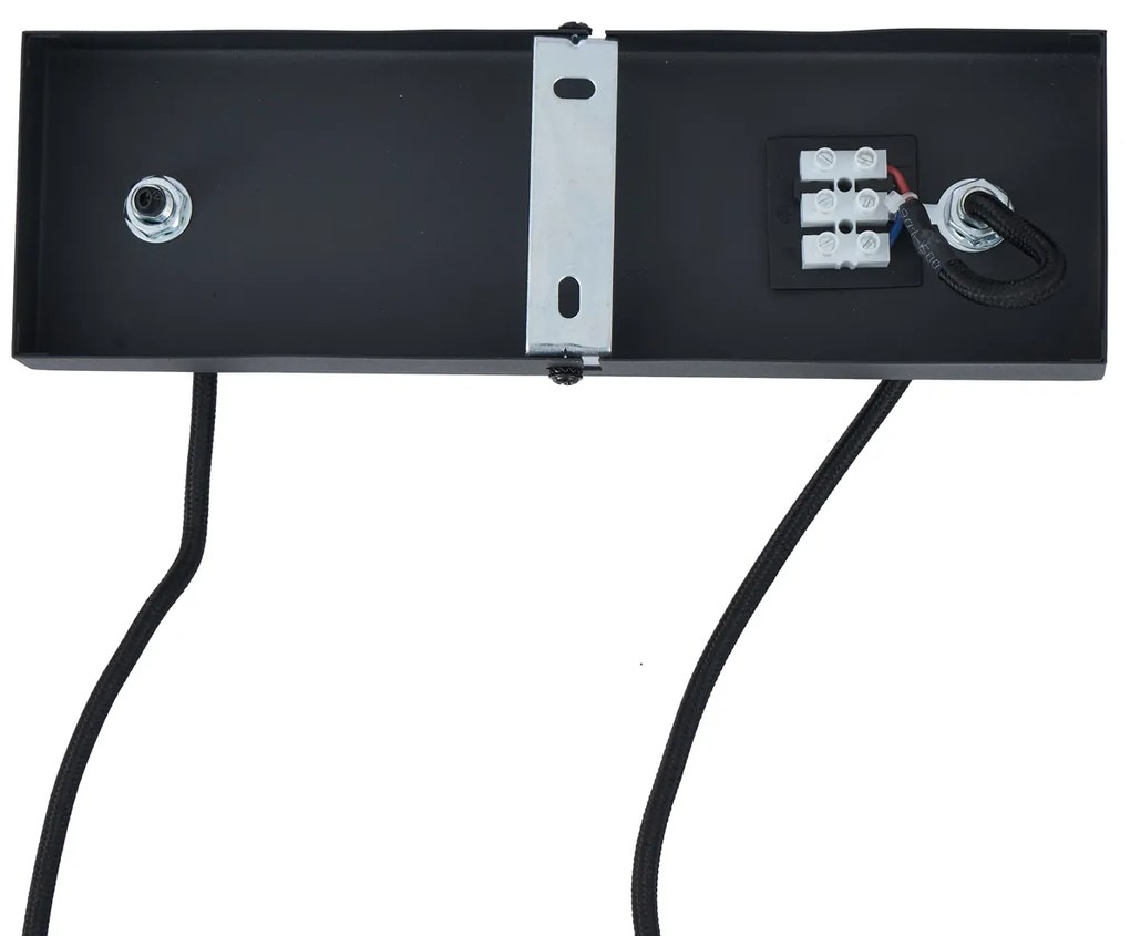 Moderné závesné svietidlo čierne so 6 svetlami - Jeana Straight