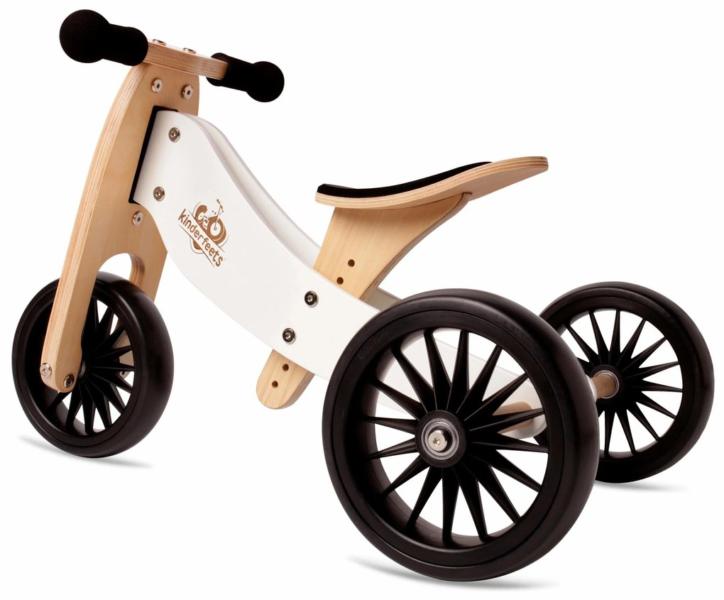 Drevené balančné odrážadlo Tiny Tot Plus 2v1 biela