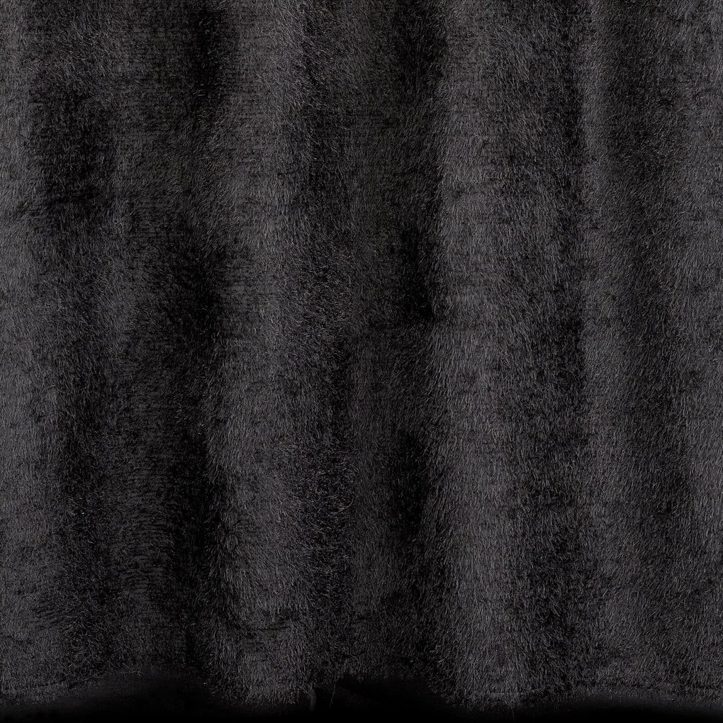 ZÁVES NA KRÚŽKOCH AGIS 2 140X250 CM ČIERNA
