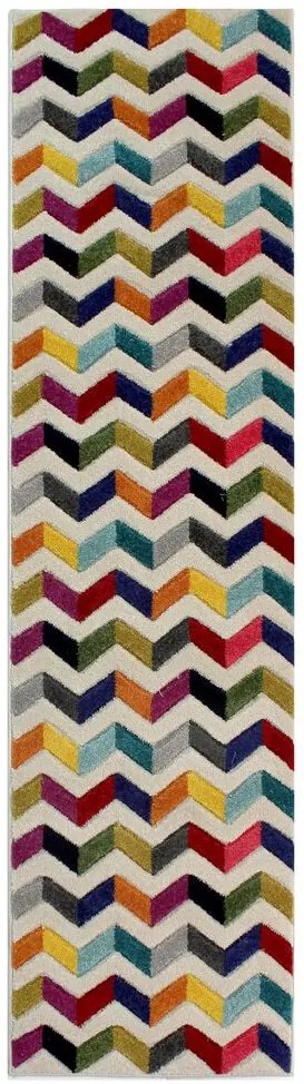 Behúň Spectrum Bolero Multi, 66x230, viacfarebná, chodba / predsieň, Flair Rugs