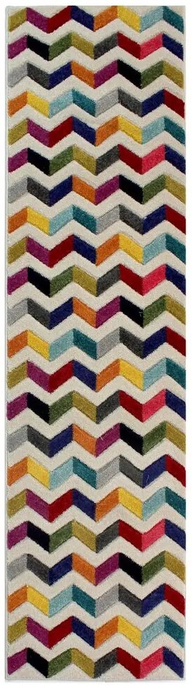 Flair Rugs koberce Behúň Spectrum Bolero Multi - 66x300 cm