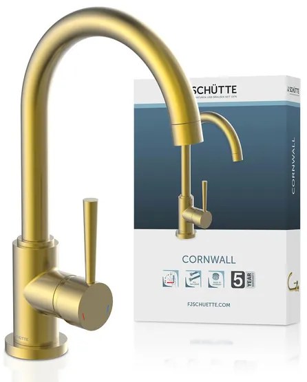 Schütte Kuchynská batéria Cornwall (zlatá matná)  (100335838)