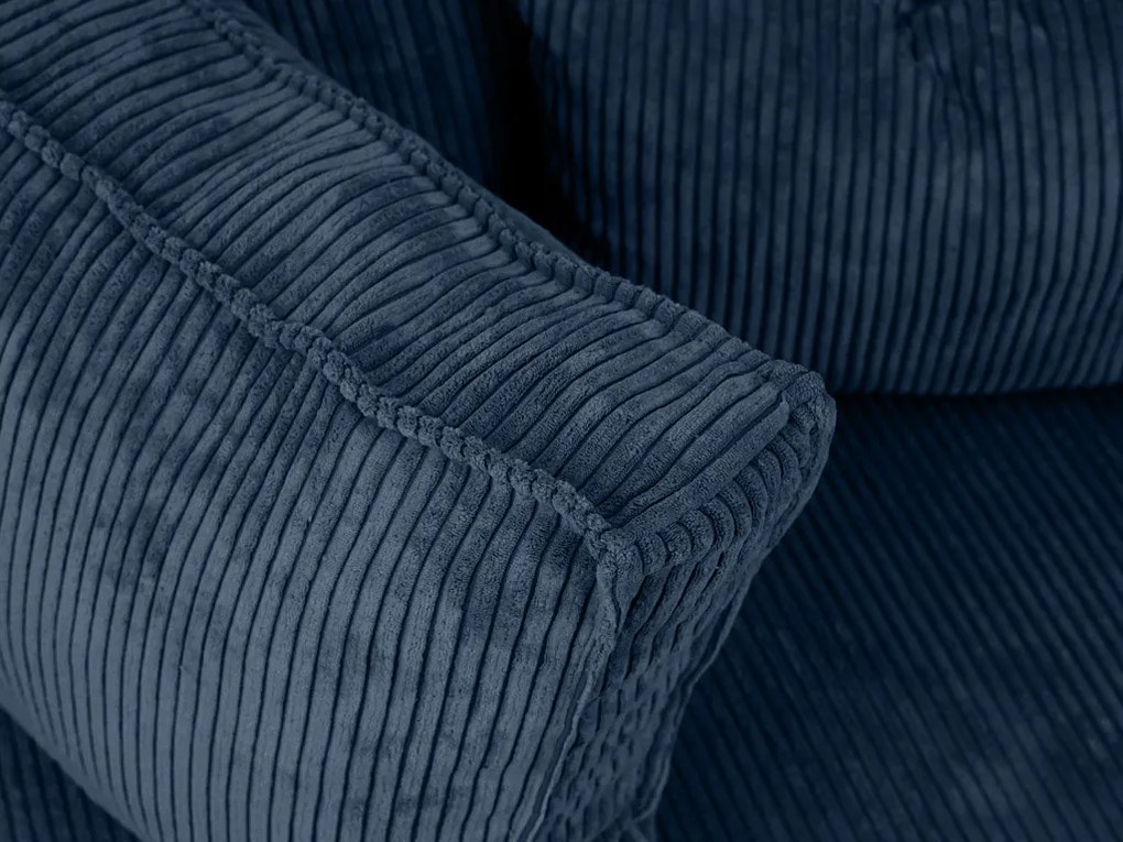 Tmavomodrá sedacia súprava do U SMART COSARO 295x140 cm