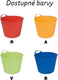 ARTPLAST Multifunkčný flexibilné kôš 25 l - červený