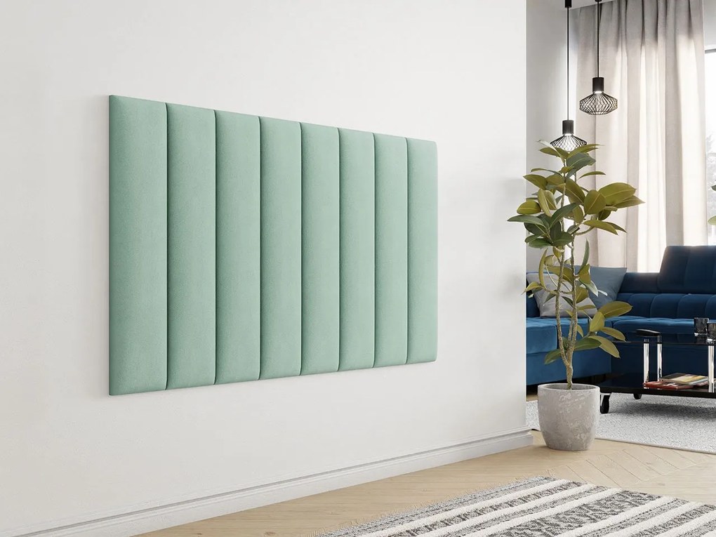 Čalúnený nástenný panel Pag 80x20, Farba čalúnenia:: ekokoža Soft 017 (biela)