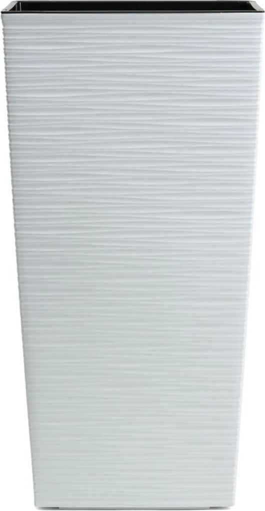 Plastový kvetináč Porto Riflo 46,5x24,7x24,7 cm biely