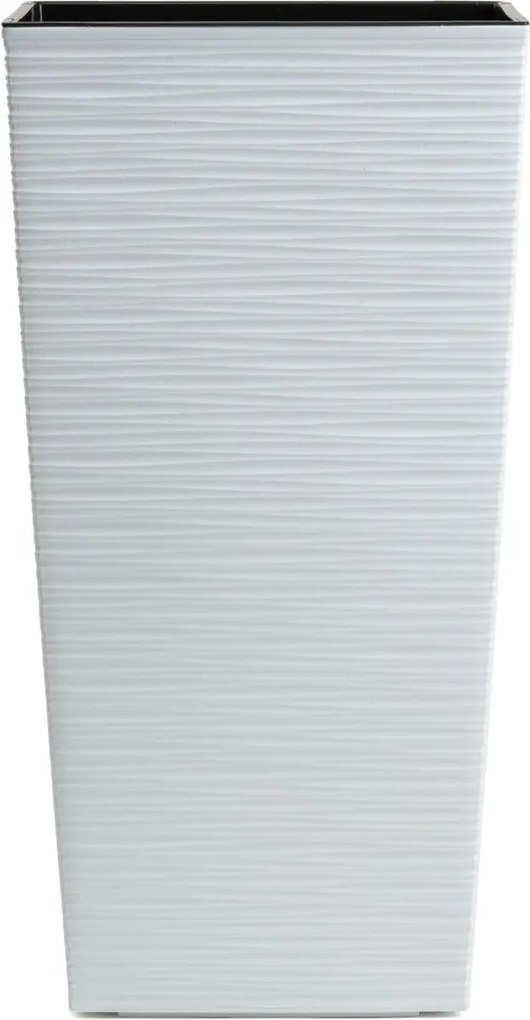 Plastový květináč Porto Riflo 46,5x24,7x24,7 cm bílý