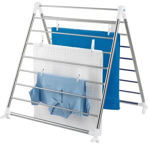 WENKO 3772020100 - Sušiak PROFI 65x150 cm nerez/strieborná/biela