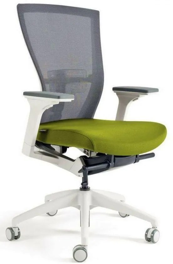 bestuhl Kancelárska stolička MERENS WHITE BP zelená