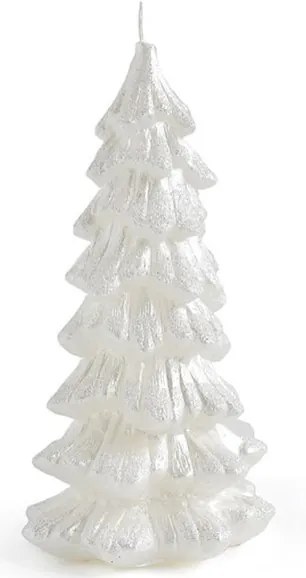 Dekoratívna sviečka Choin 22 cm biela