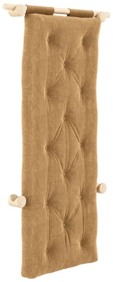 Svetlohnedé menčestrové kreslo Hooked – Karup Design