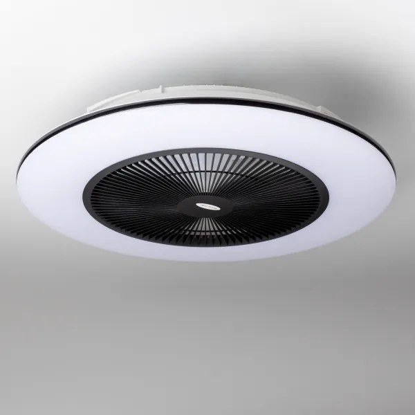 Brilagi - LED Stmievateľné svietidlo s ventilátorom AURA LED/38W/230V čierna + DO