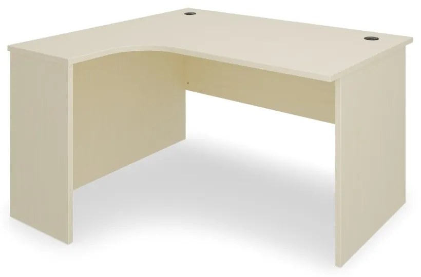 Rohový stôl SimpleOffice 140 x 120 cm, ľavý, breza