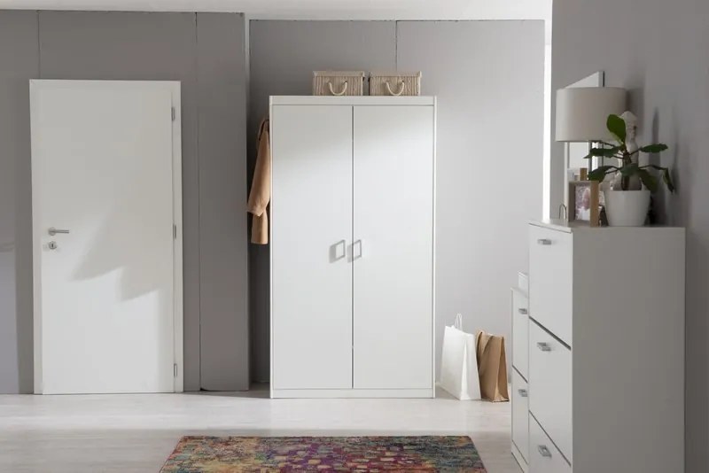 Policová skriňa Mega 72, biela