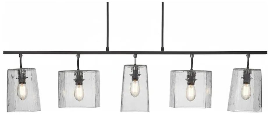 LED luster na lankách 5xE14/4,9W/230V 2700K