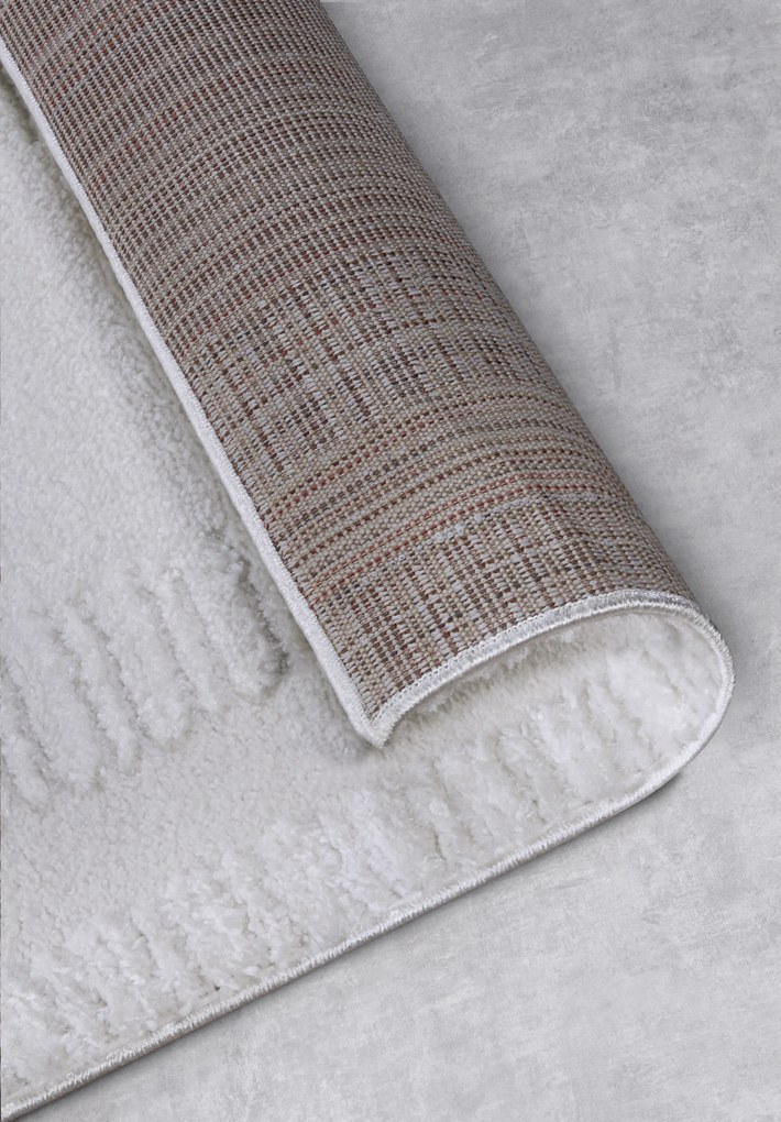 ELLE Decoration, Behúň Gallery 106089 Cream z kolekcie Elle, 80x240, biela, obývacia izba