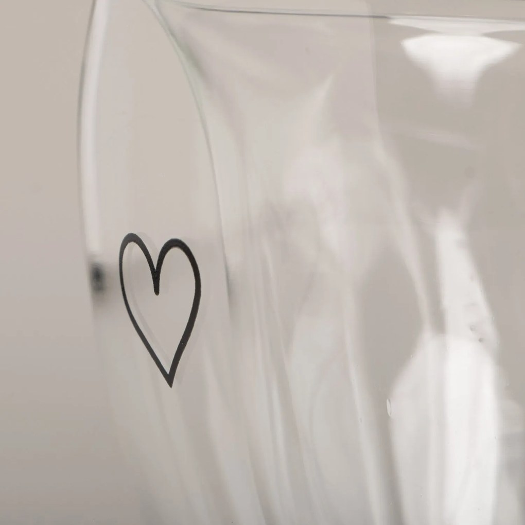 Eulenschnitt Sklenený hrnček Heart Double Glass