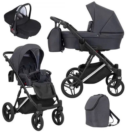 Kočík Kunert Lazzio Premium silver frame 3v1 - 08